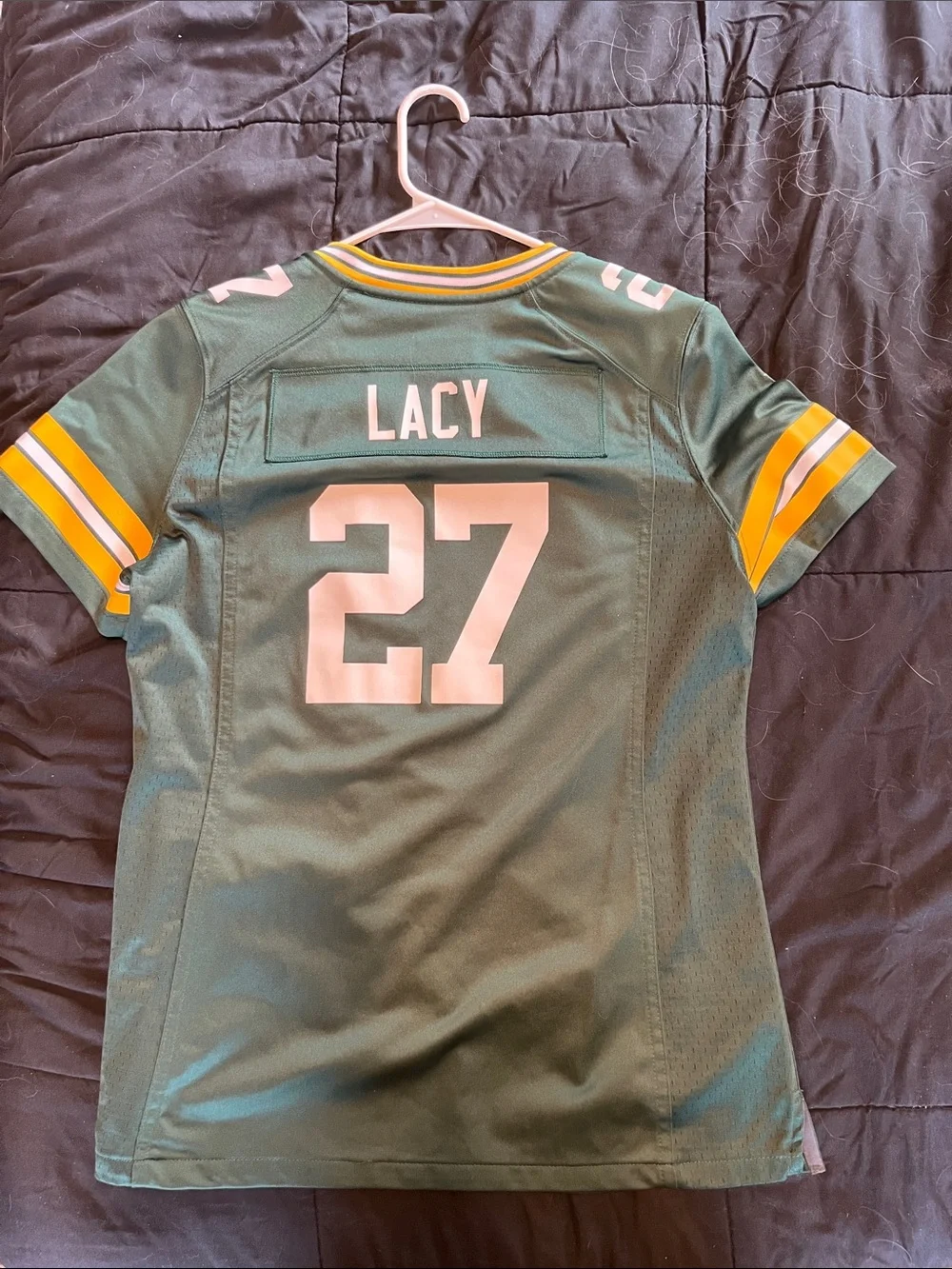 Nike packers kids L Eddie Lacy Jersey with Yellow & White Accents